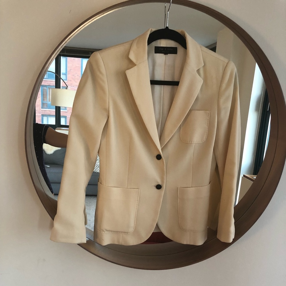 Rag & Bone cream blazer